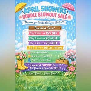 ☔️ April Showers Bundle Blowout Sale - Details Below ☔️